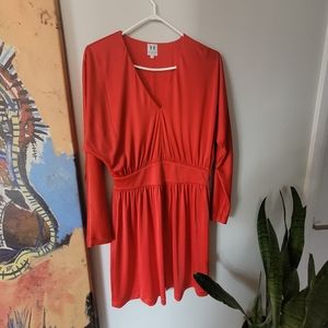 Vintage Red Halston Dress